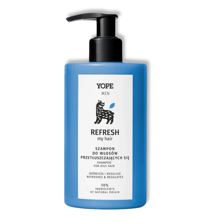 YOPE Men Refresh My Hair Shampoo voor Mannen voor Vet Haar 300 ml - Milucevi Beauty Store