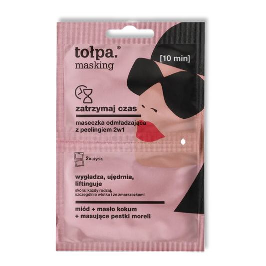 TOŁPA Masking Odmładzająca Maska z Peelingiem - Zatrzymaj Czas 5mlx2