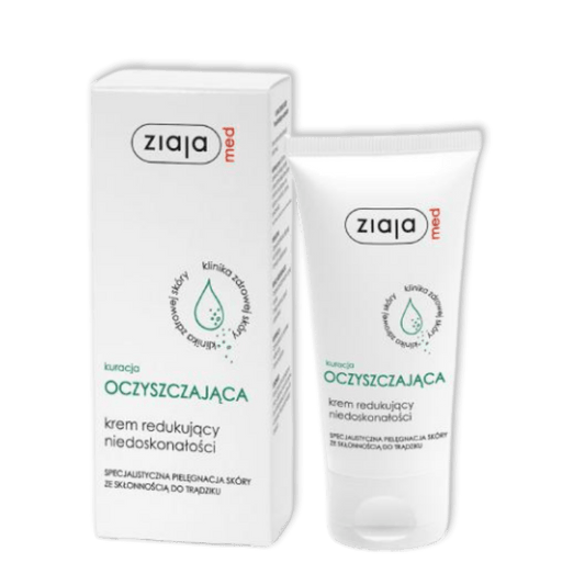Ziaja Med Reinigende Crème – Onzuiverheden Reducerende Crème 50ml - Milucevi Beauty Store