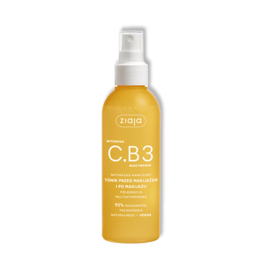 Ziaja Vitamine C.B3 Niacinamide Multivitamine Toner Voor & Na Make - up 190ml - Milucevi Beauty Store